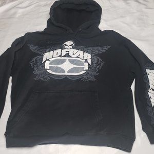 No Fear Youth Black Pullover Hoodie (Size M)